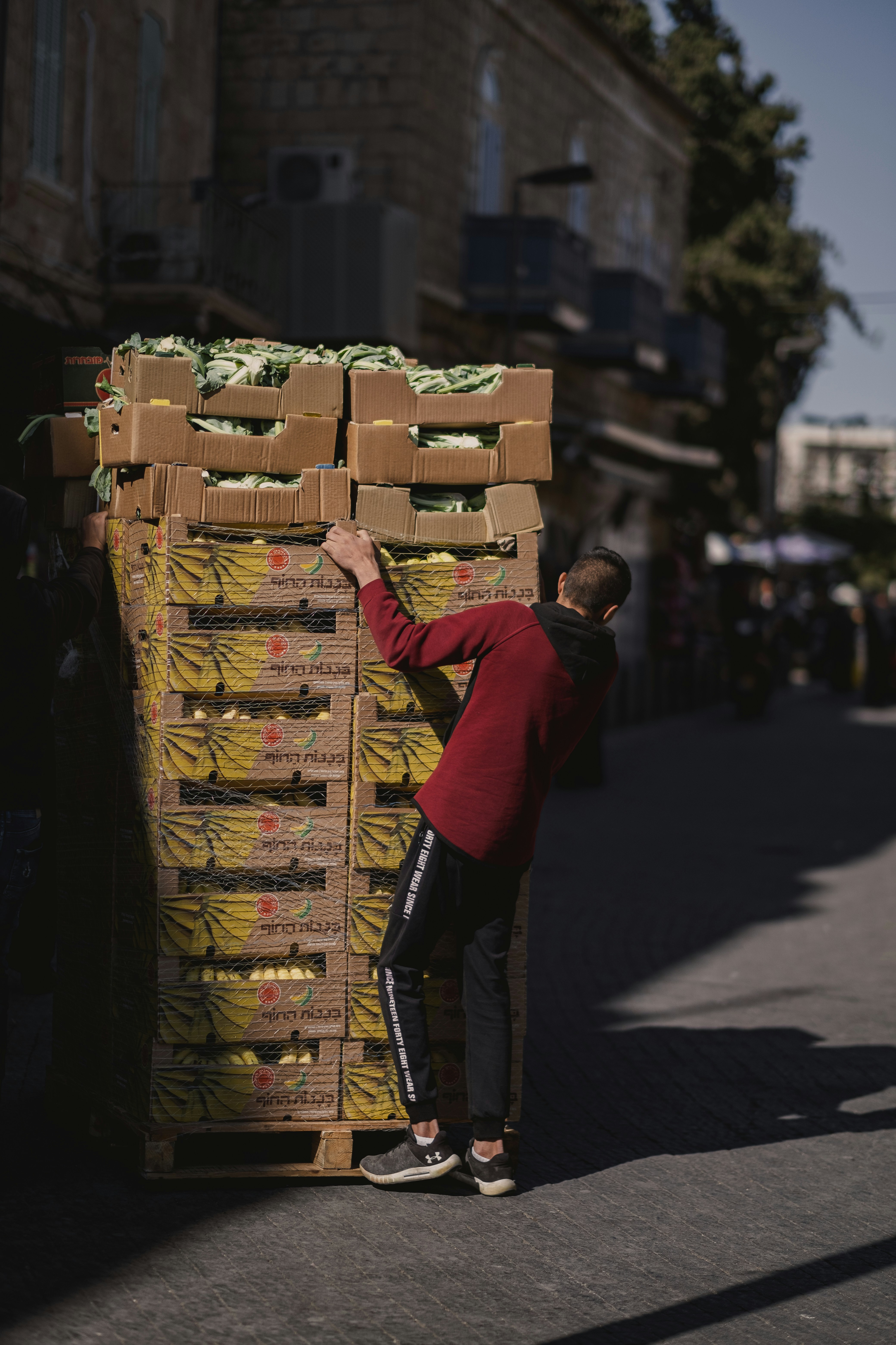 A worker on a shift